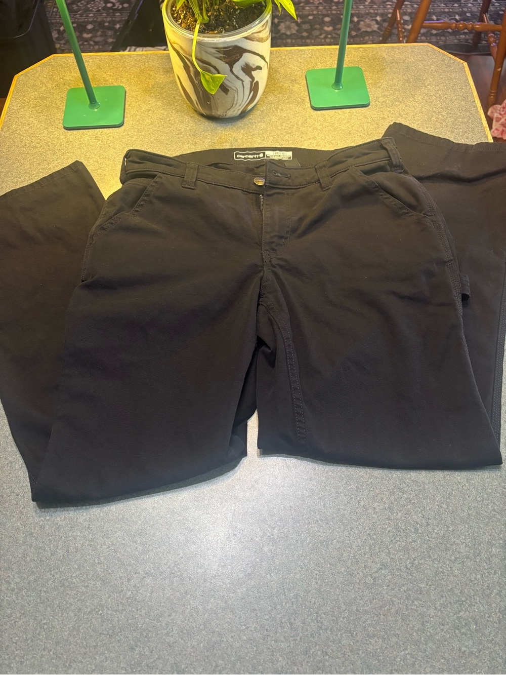 Carhartt Women's Straight Leg Pants in Black